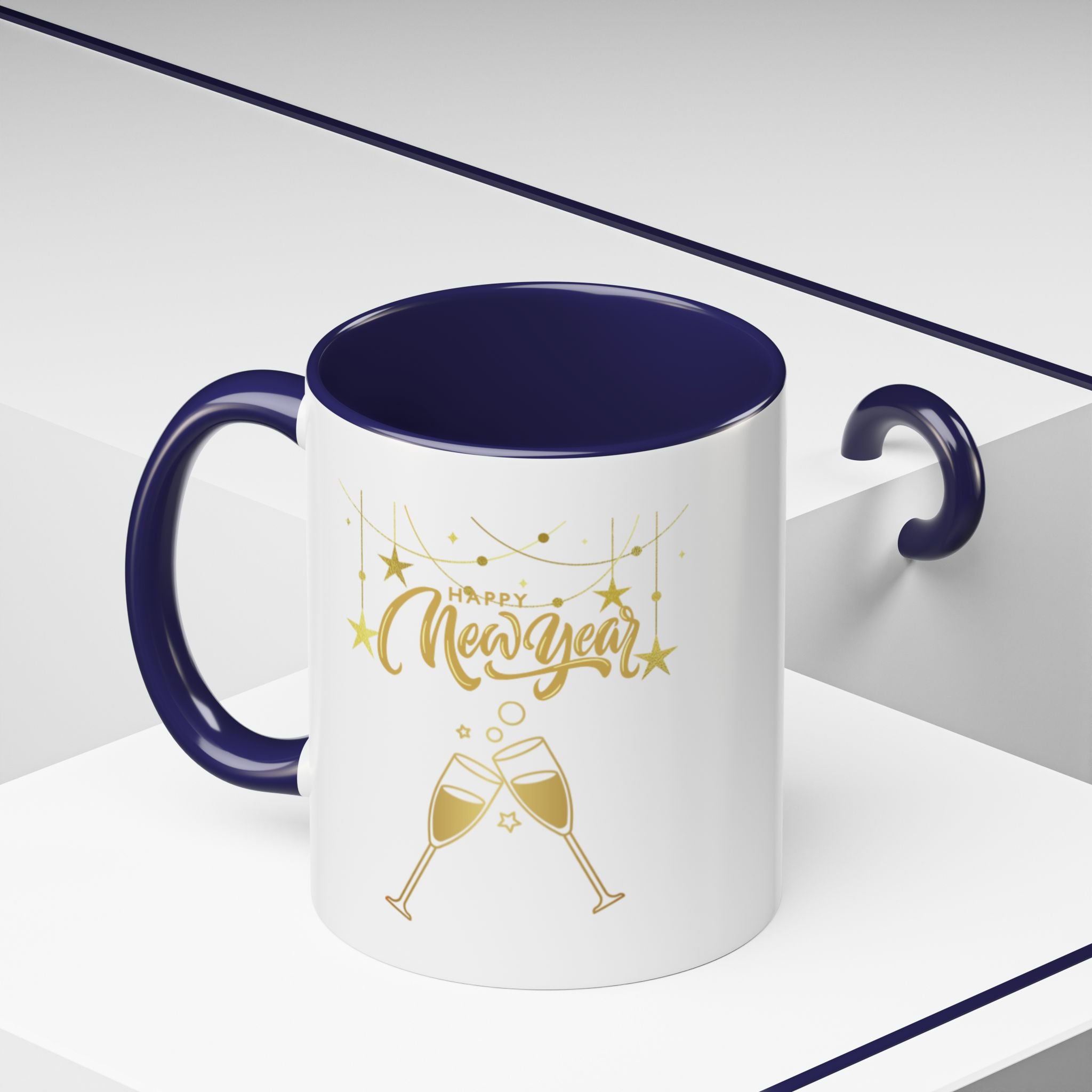 Happy New Year Accent Coffee Mug (11, 15oz)