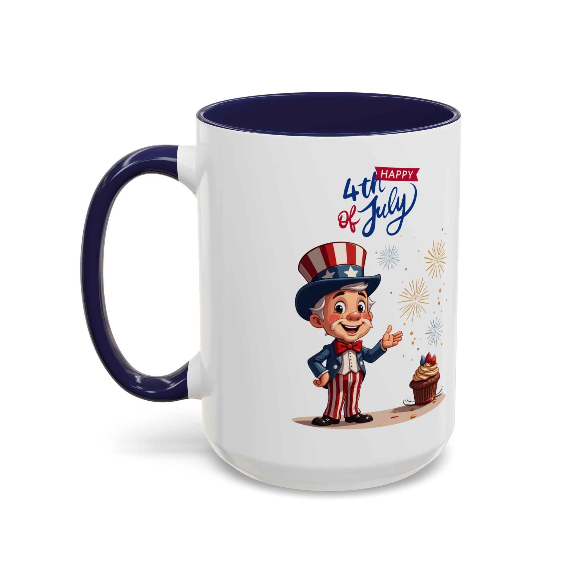 Uncle Sam Happy 4th of July Coffee Mug