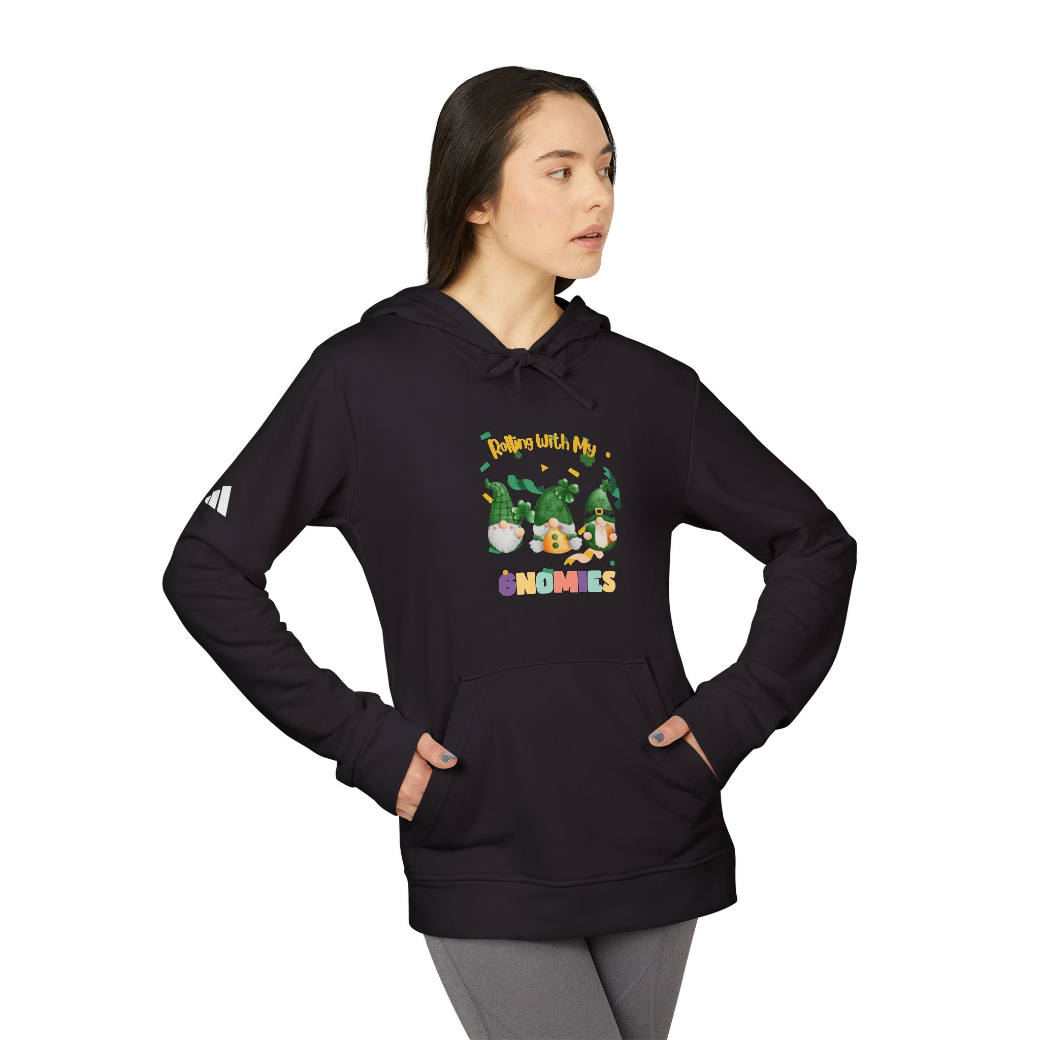 Rolling With My Gnomies Unisex Fleece Hoodie | Cozy & Fun Everyday Wear
