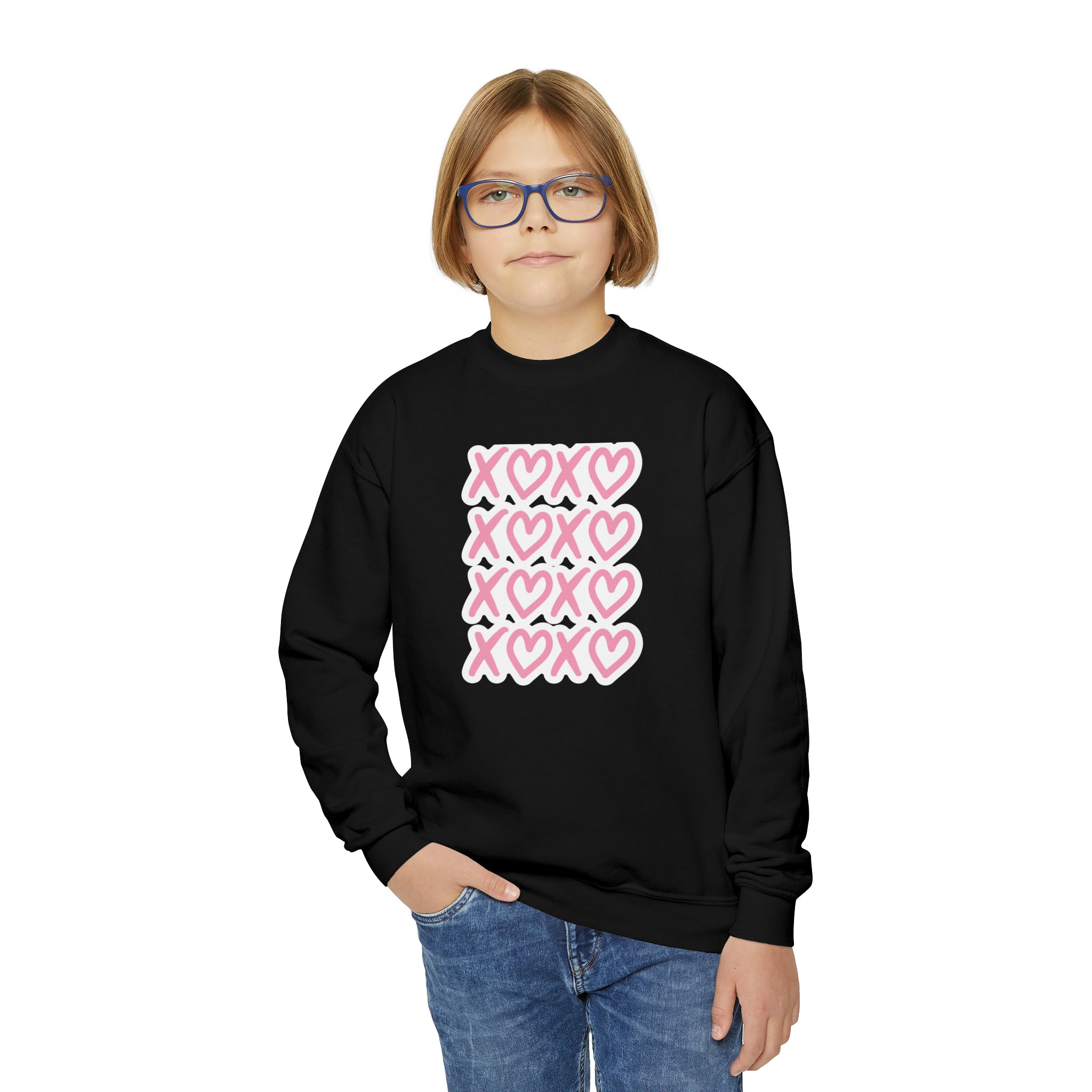XOXO Youth Crewneck Sweatshirt