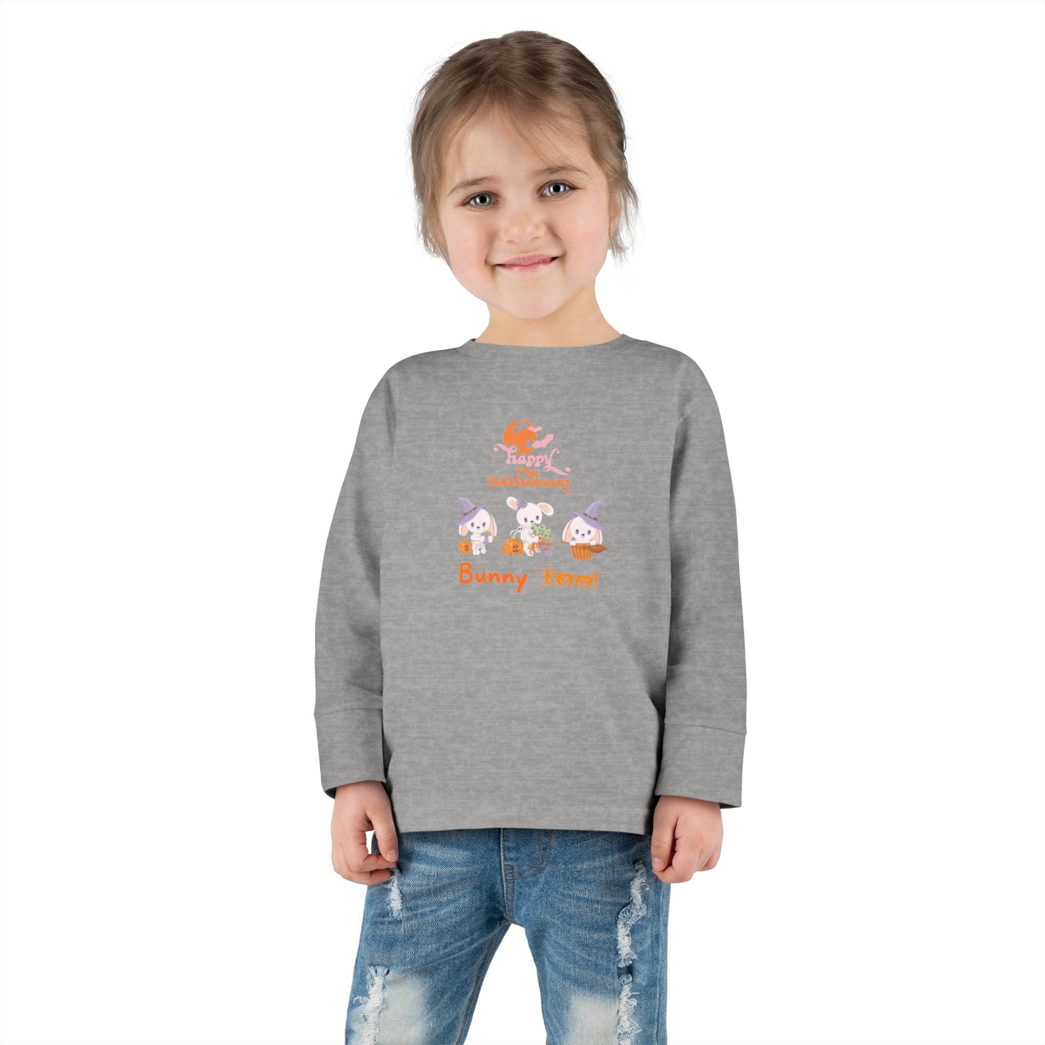Bunny Boo Toddler Long Sleeve Tee