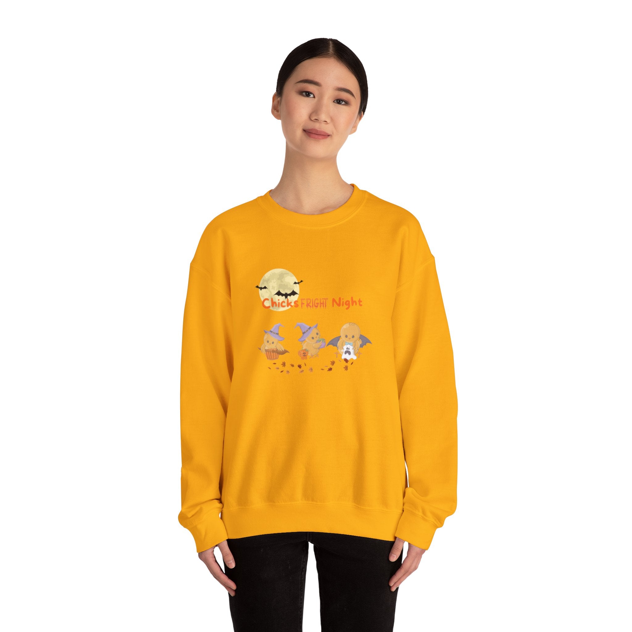 Chicks Fright Night Unisex Heavy Blend™ Crewneck Sweatshirt