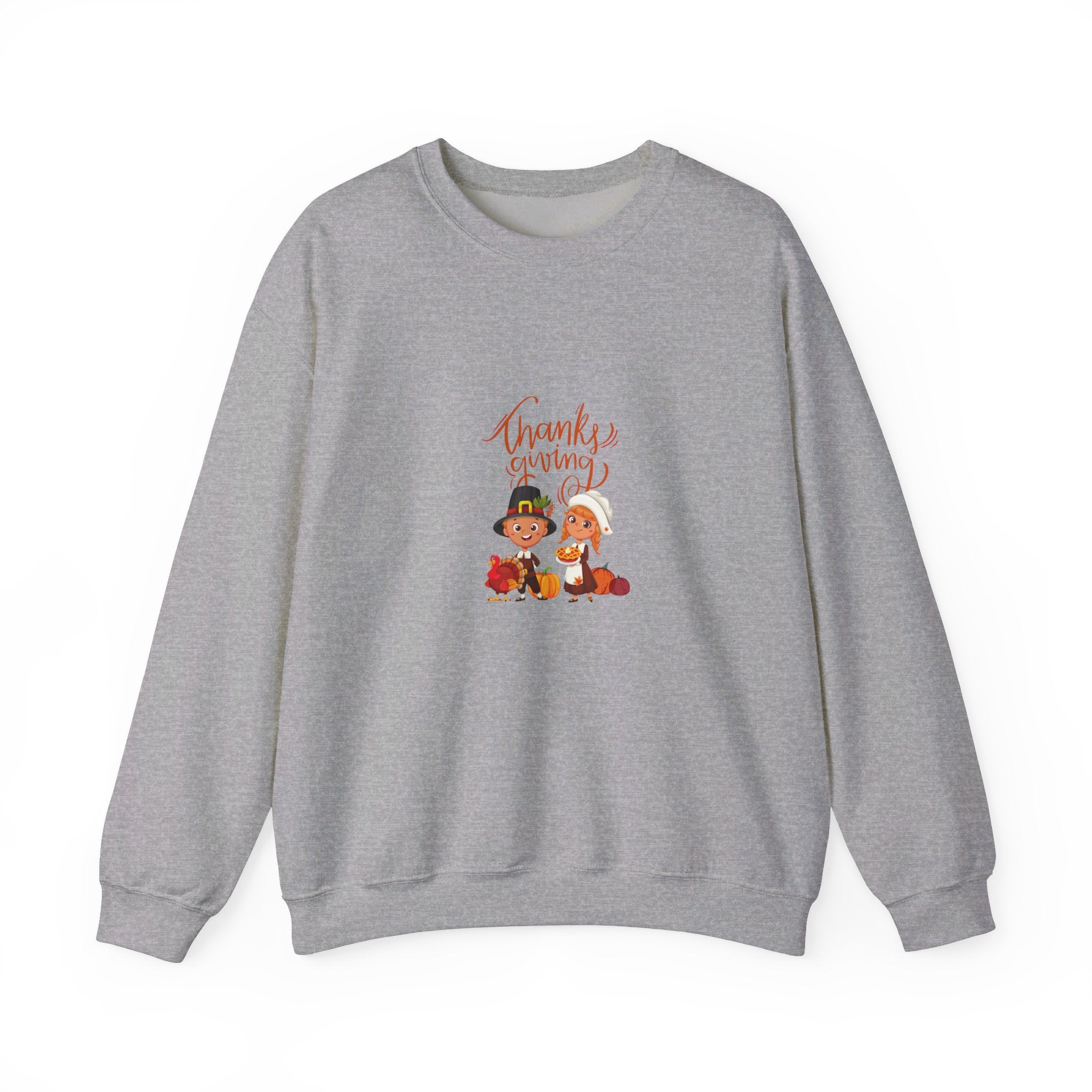 Happy Thanksgiving Unisex Heavy Blend™ Crewneck Sweatshirt