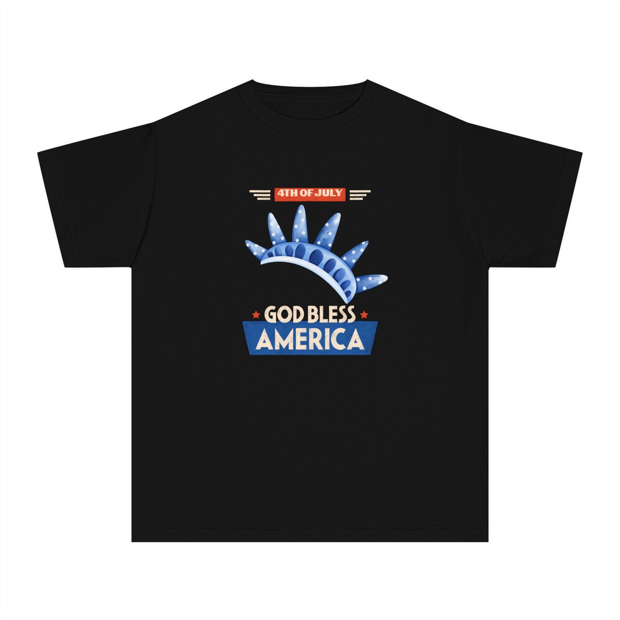 God Bless America Youth Midweight Tee