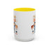 Team Dad Accent Coffee Mug