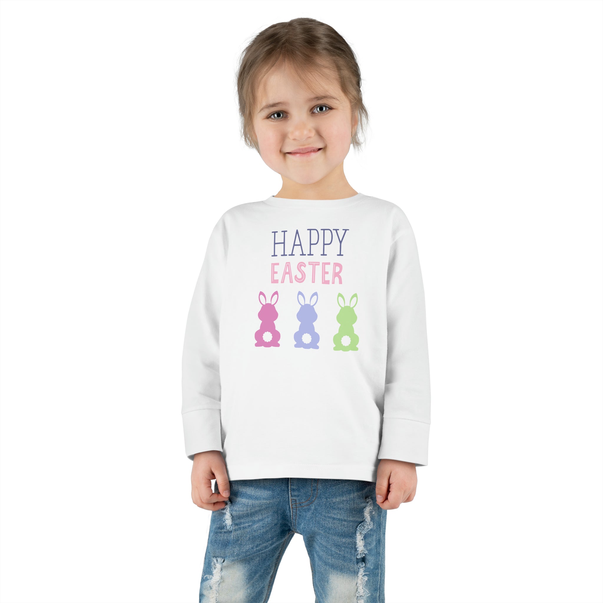 Have A Bunny-tastic Easter Toddler Long Sleeve Tee