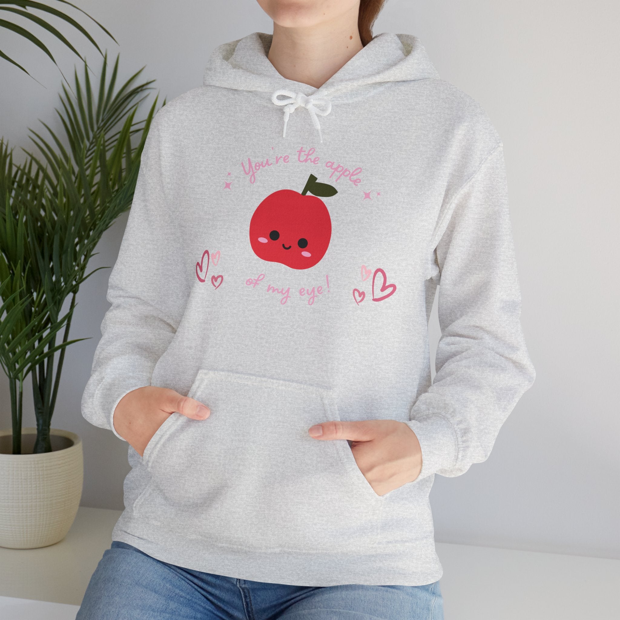 You Are The Apple Of My Eyes Unisex Heavy Blend™ Hooded Sweatshirt