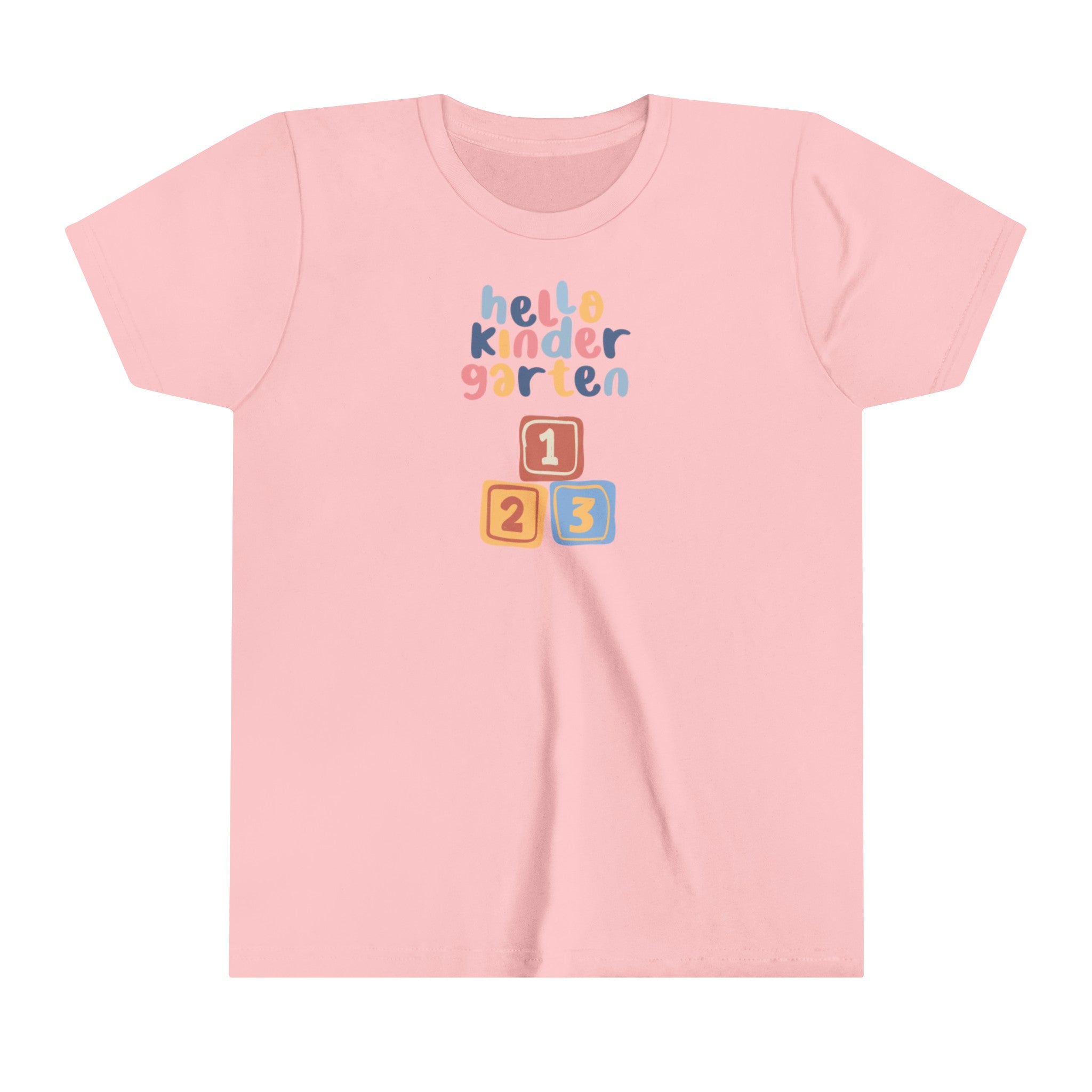 Hello Kindergarten Youth Short Sleeve Tee