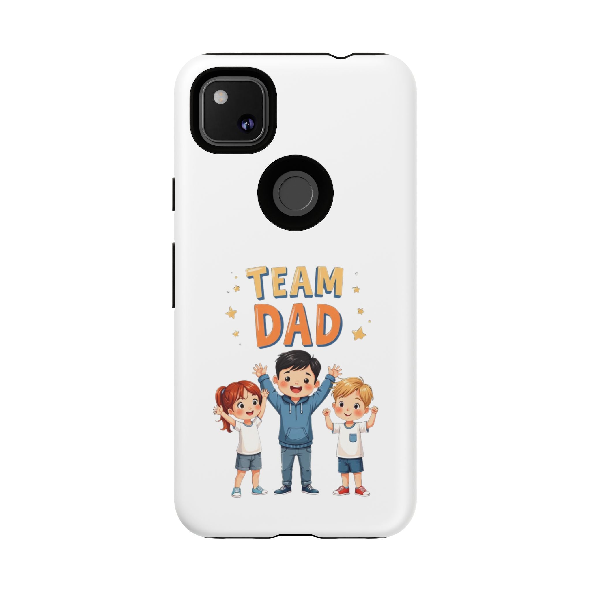Team Dad Phone Case, Fun Gift for Fathers, Durable Phone Protector, Cute Dad Team Merchandise, Father's Day Special