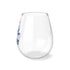 God Bless America Stemless Wine Glass, 11.75oz
