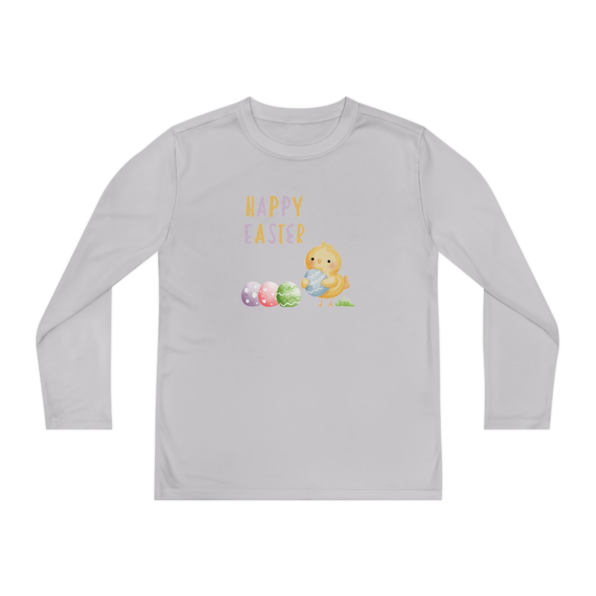 Wishing You A Happy Easter Youth Long Sleeve Competitor Tee