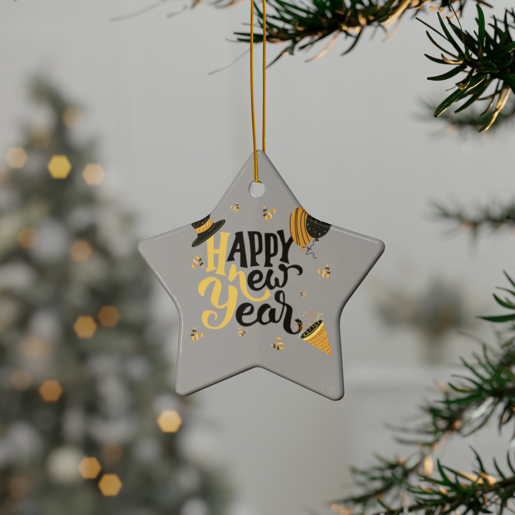 Wishing You A Great Year Ahead! Ceramic Ornaments (1pc, 3pcs, 5pcs, 10pcs)