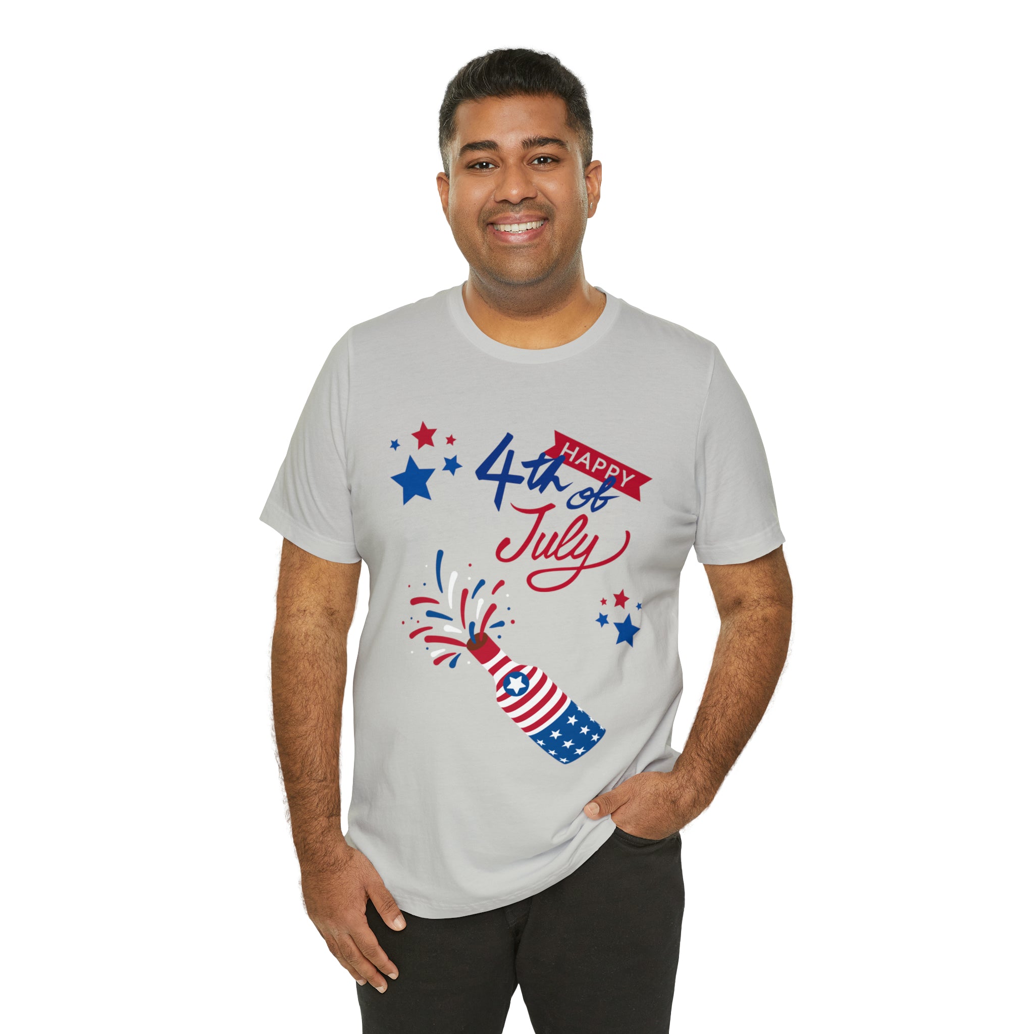 Happy 4th Of July Celebration Unisex Jersey Short Sleeve Tee