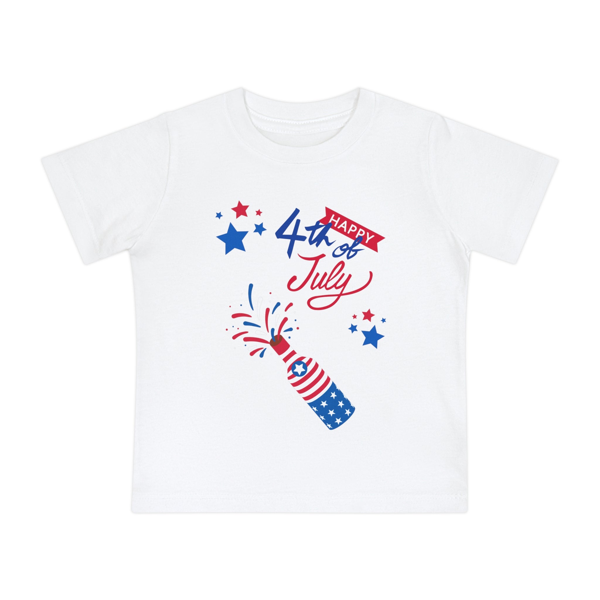 Happy 4th Of July Celebration Baby Short Sleeve T-Shirt