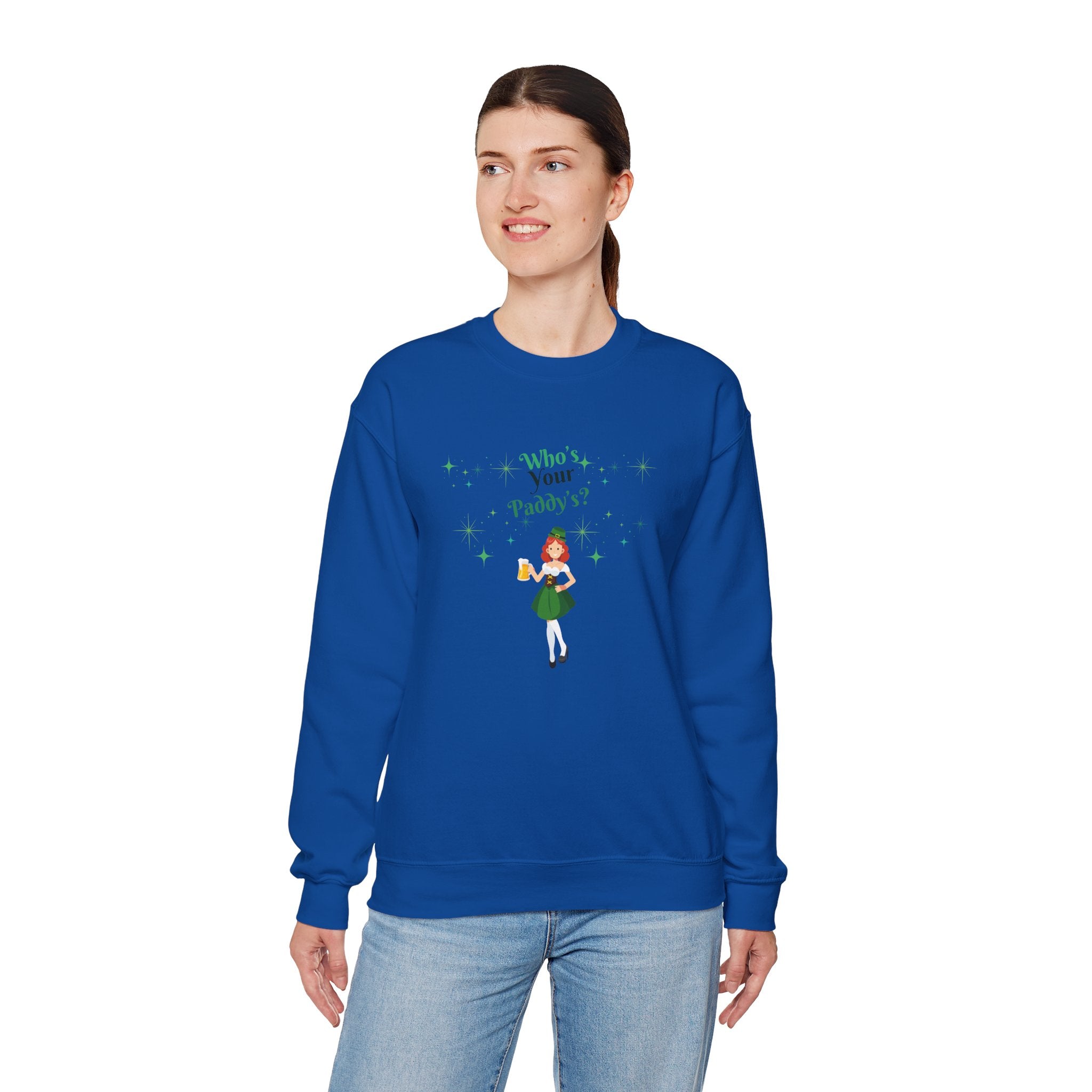 Who's Your Paddy's? Unisex Crewneck Sweatshirt - Perfect for St. Patrick's Day Celebrations