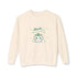 Kiss Me I'm Irish Cat Unisex Lightweight Crewneck Sweatshirt