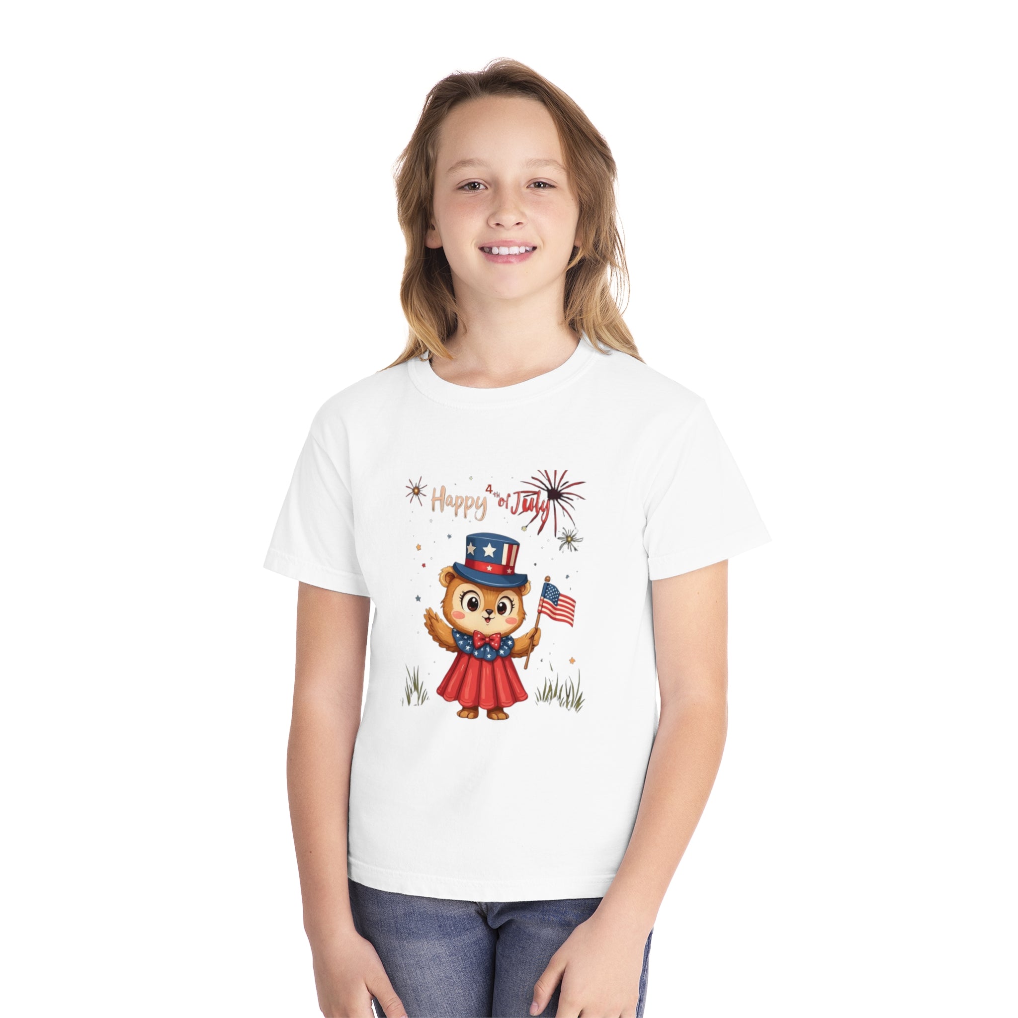 Happy Independence Day Youth Midweight Tee