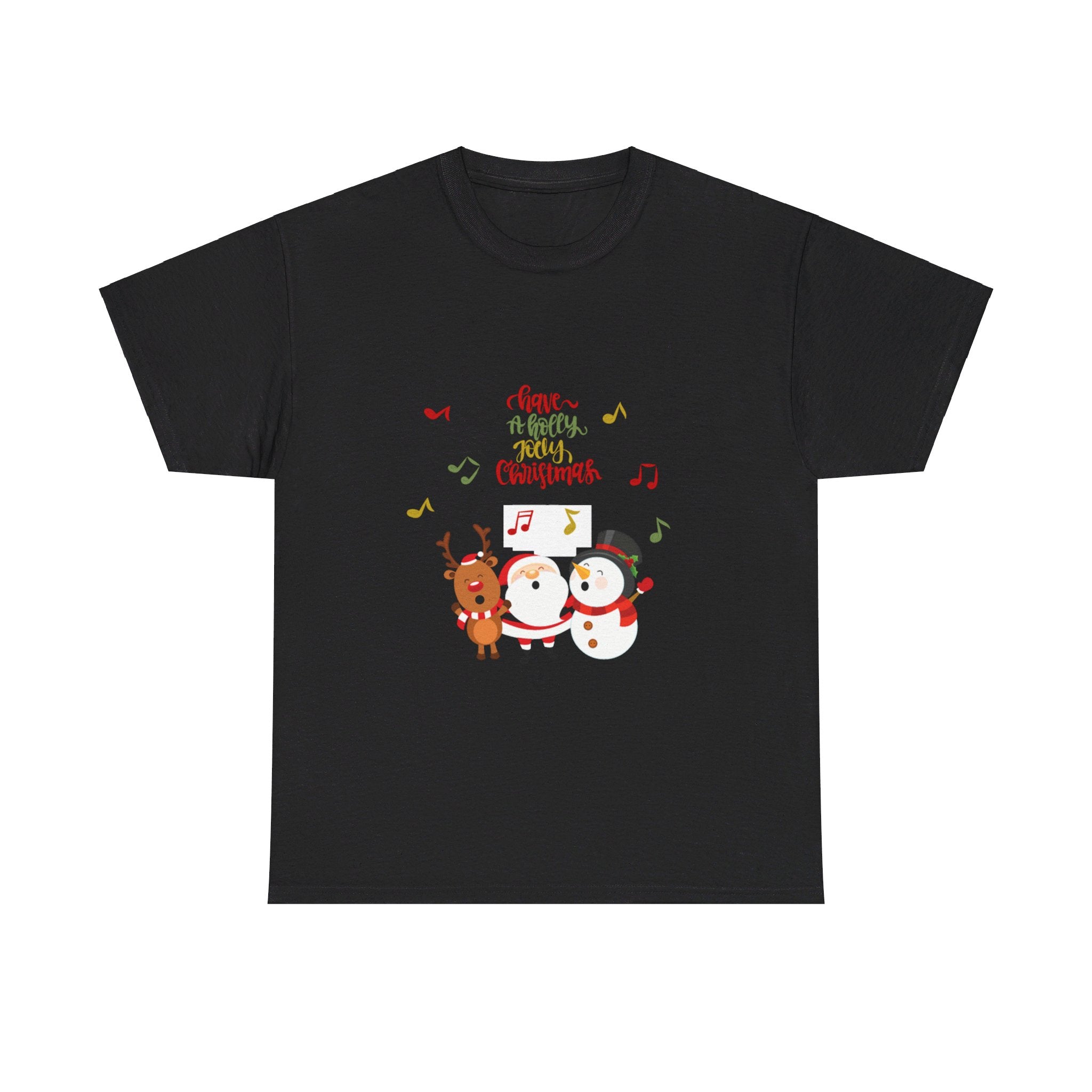 Have A Holly Jolly Christmas Unisex Heavy Cotton Tee