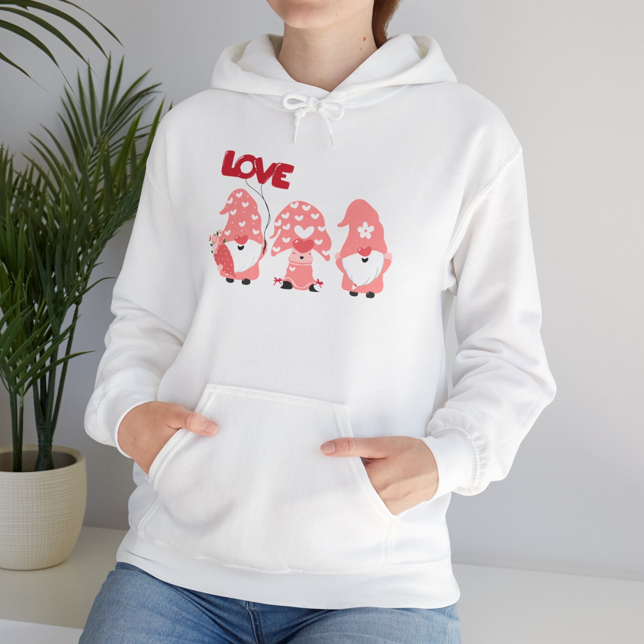 Love Gnome Day Unisex Heavy Blend™ Hooded Sweatshirt