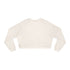 Happy Thanksgiving Women's Cropped Fleece Pullover