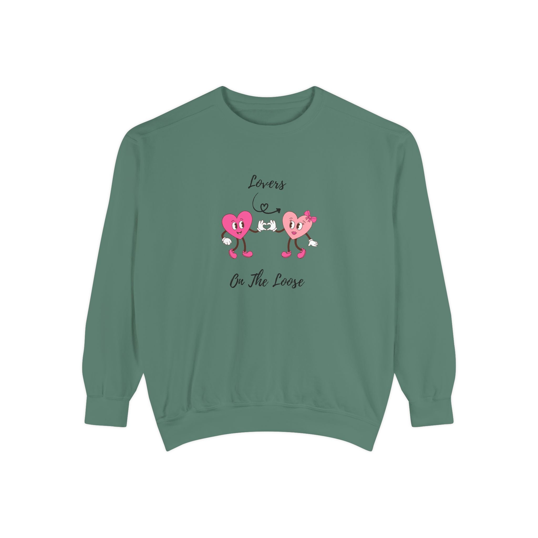 Lovers On The Loose Unisex Garment-Dyed Sweatshirt
