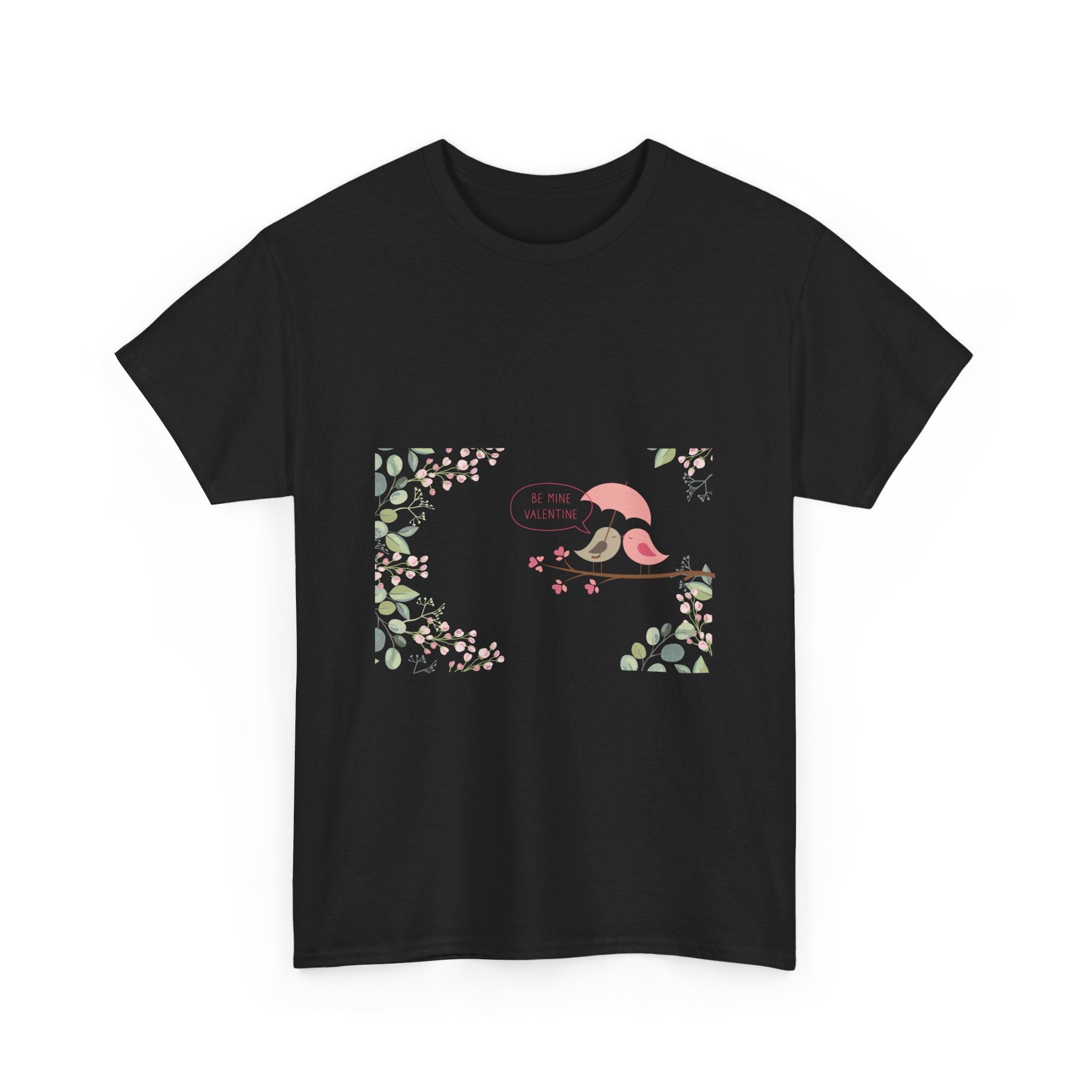 Happy Valentine's Day Lovers Unisex Heavy Cotton Tee