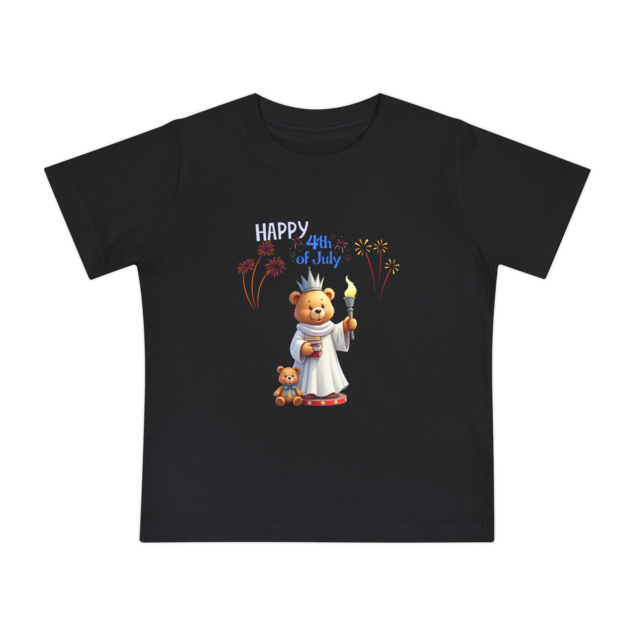 Lady Liberty Baby Short Sleeve Tee Shirt