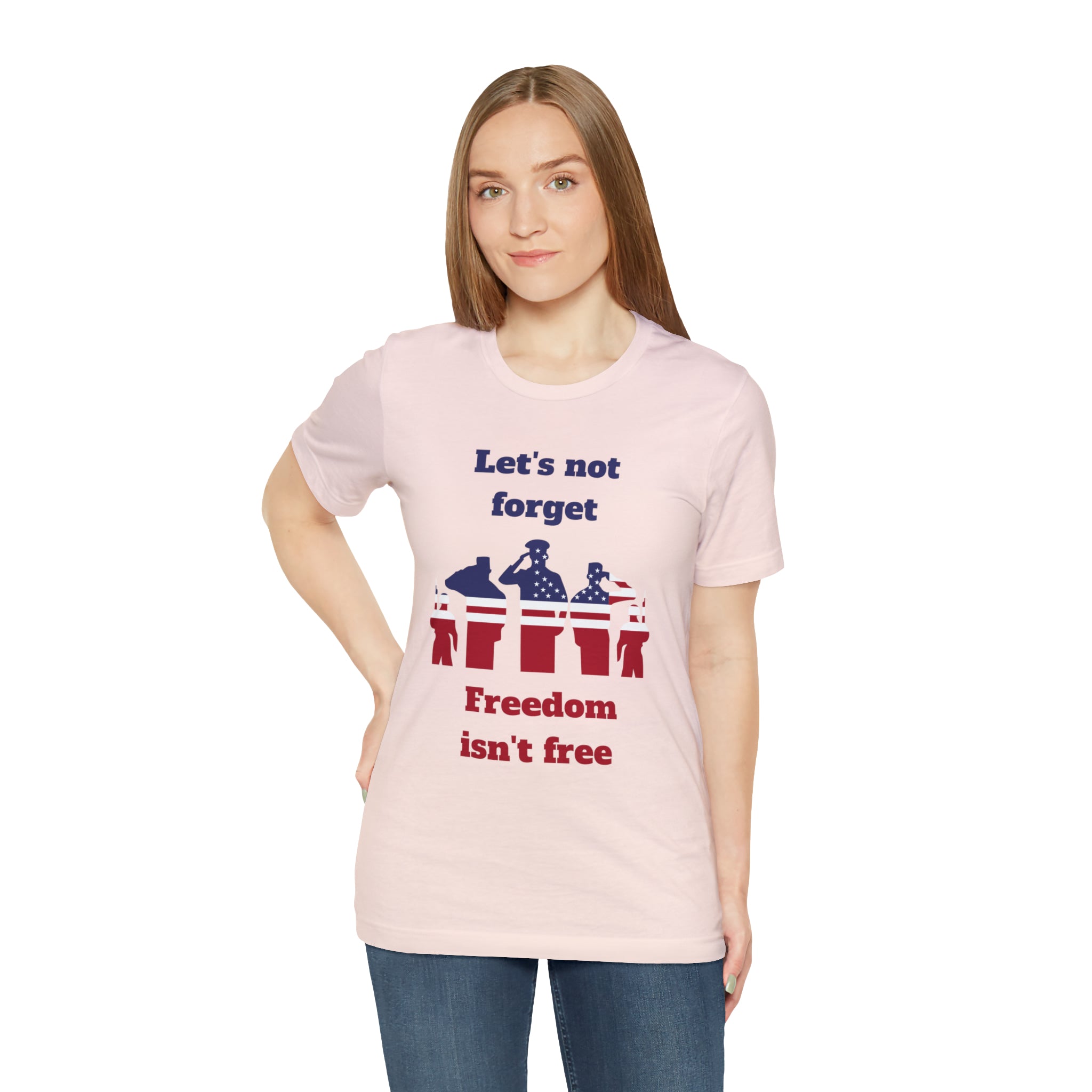 Memorial Day Freedom Is Not Free Unisex Jersey Short Sleeve Tee