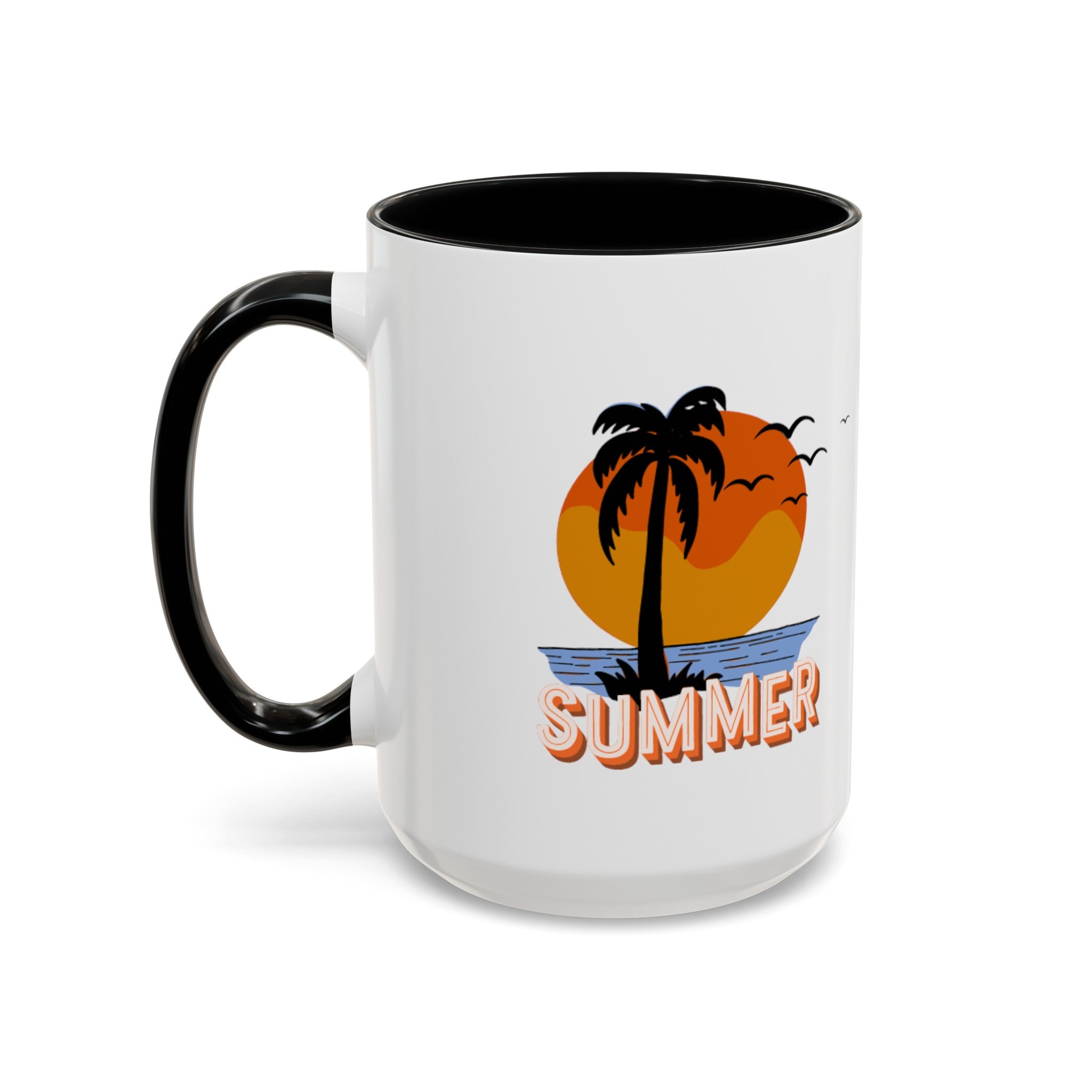 Summer Sunset Accent Coffee Mug (11, 15oz)