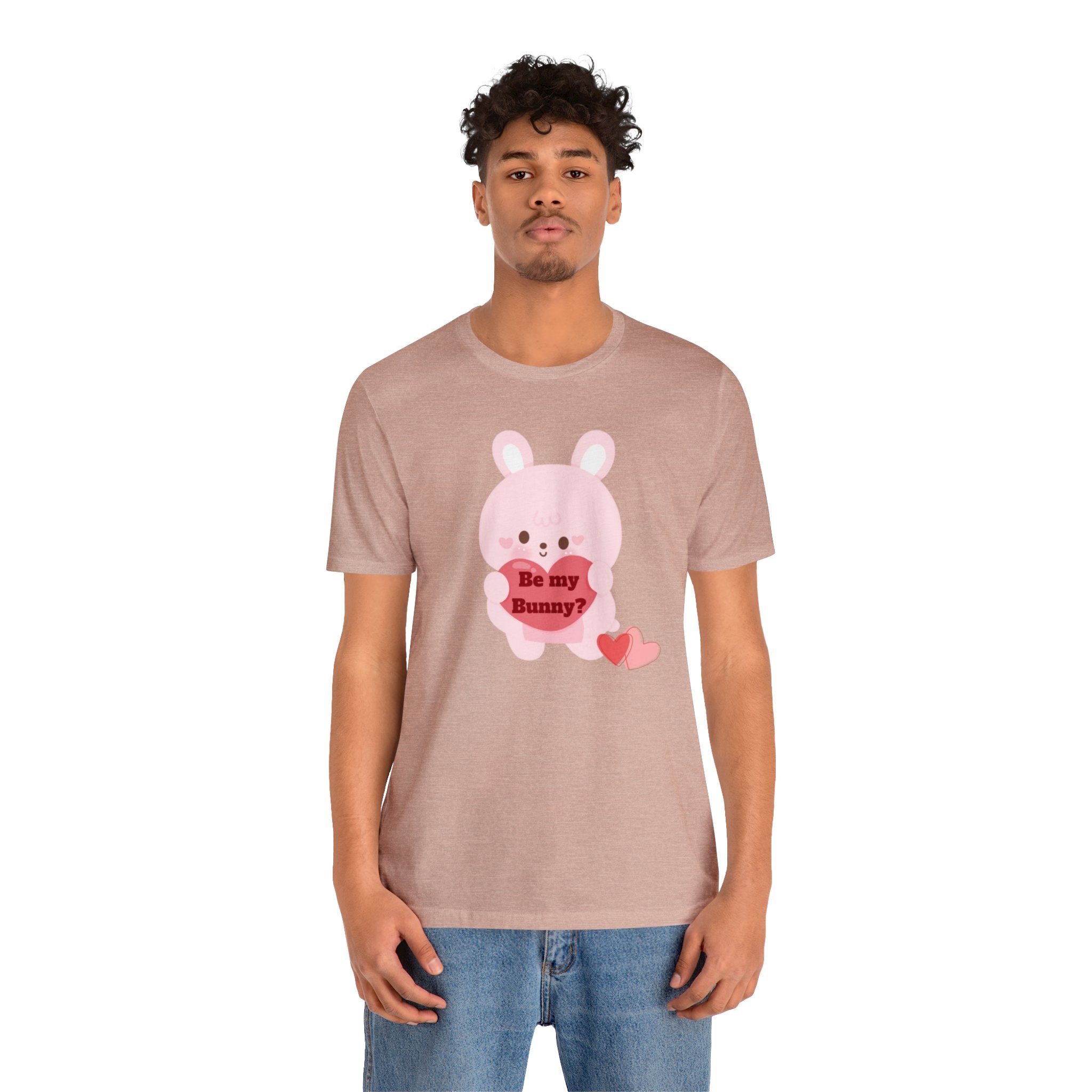V-Day BunnyUnisex Jersey Short Sleeve Tee