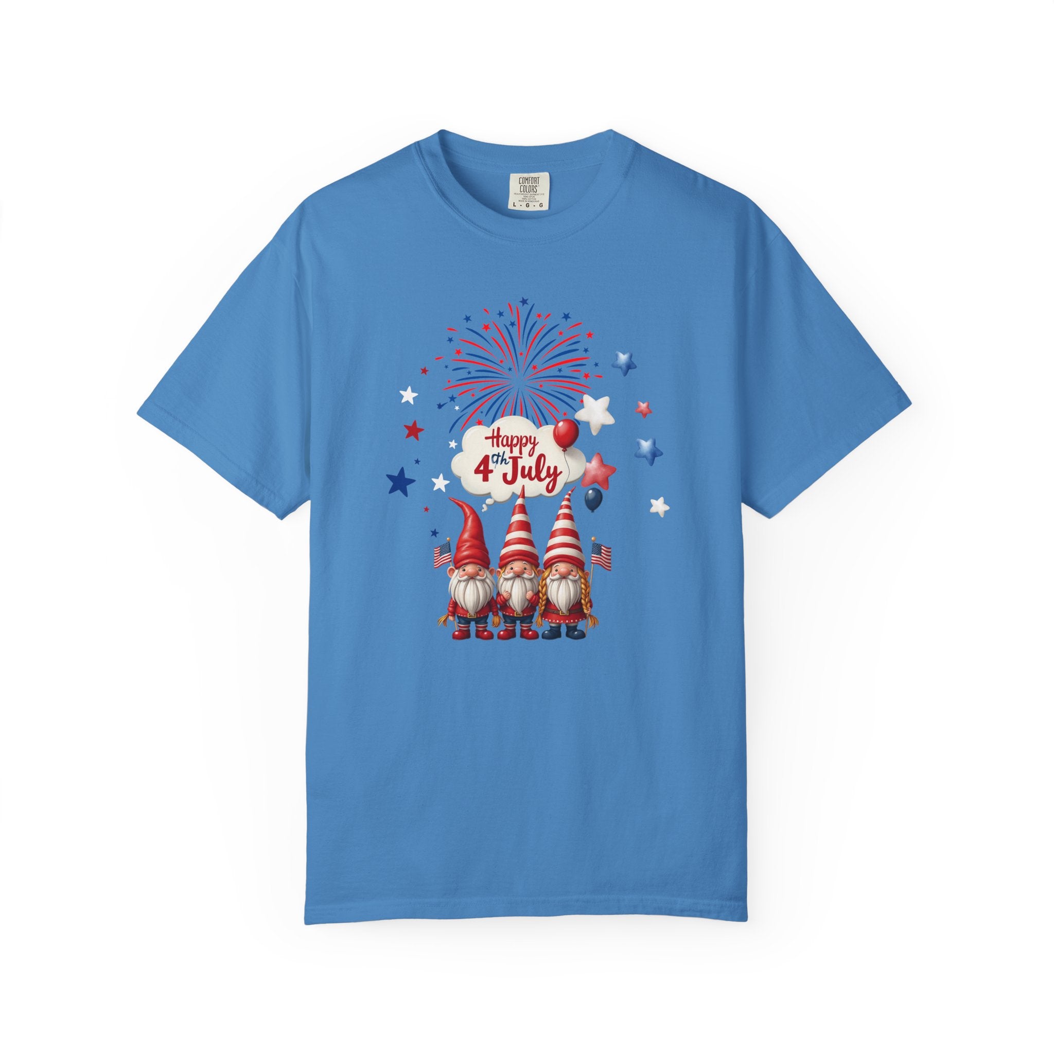 Gnome 4th of July T-shirt for 4th of July, Unisex Summer Tee