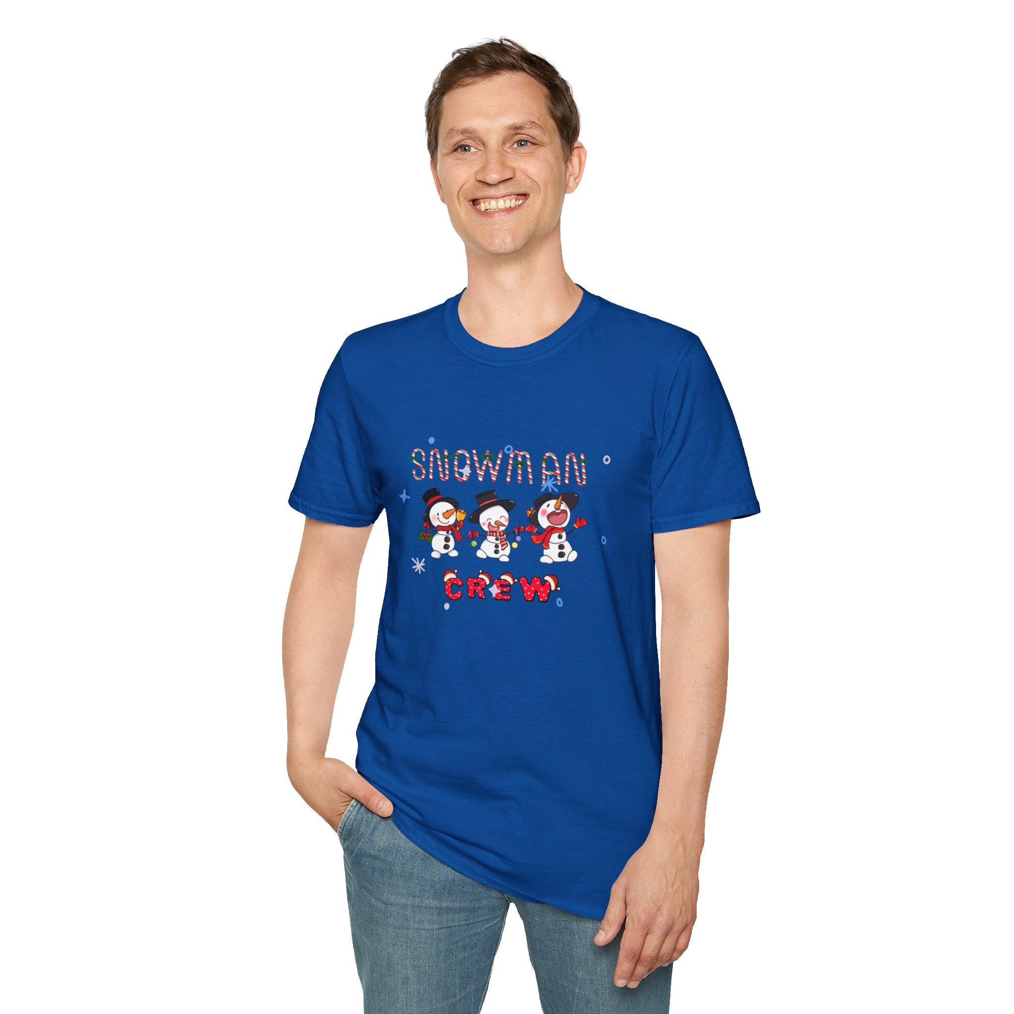 Snowman Crew Unisex Softstyle T-Shirt