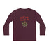 Meet Me Under The Mistletoe Youth Long Sleeve Competitor Tee