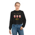 Santa's Holiday Party Women's Cropped Fleece Pullover