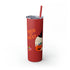 Trick or Treat Skinny Tumbler with Straw, 20oz