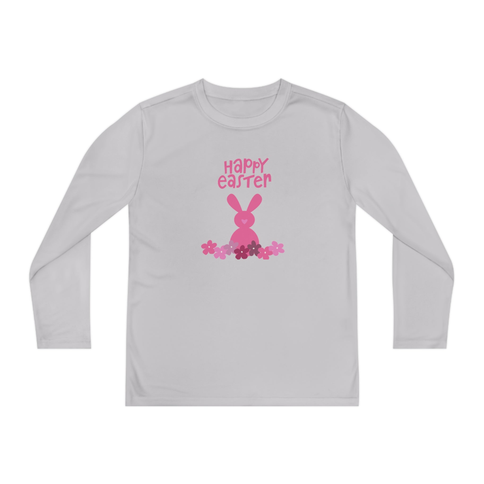 Happy Bunny Day Youth Long Sleeve Competitor Tee