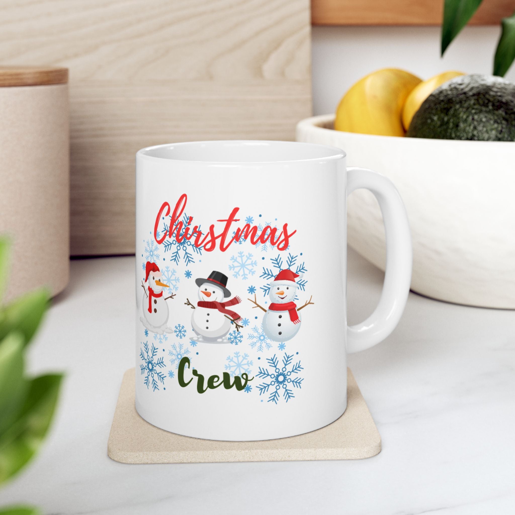 Christmas Crew Ceramic Mug, (11oz, 15oz)