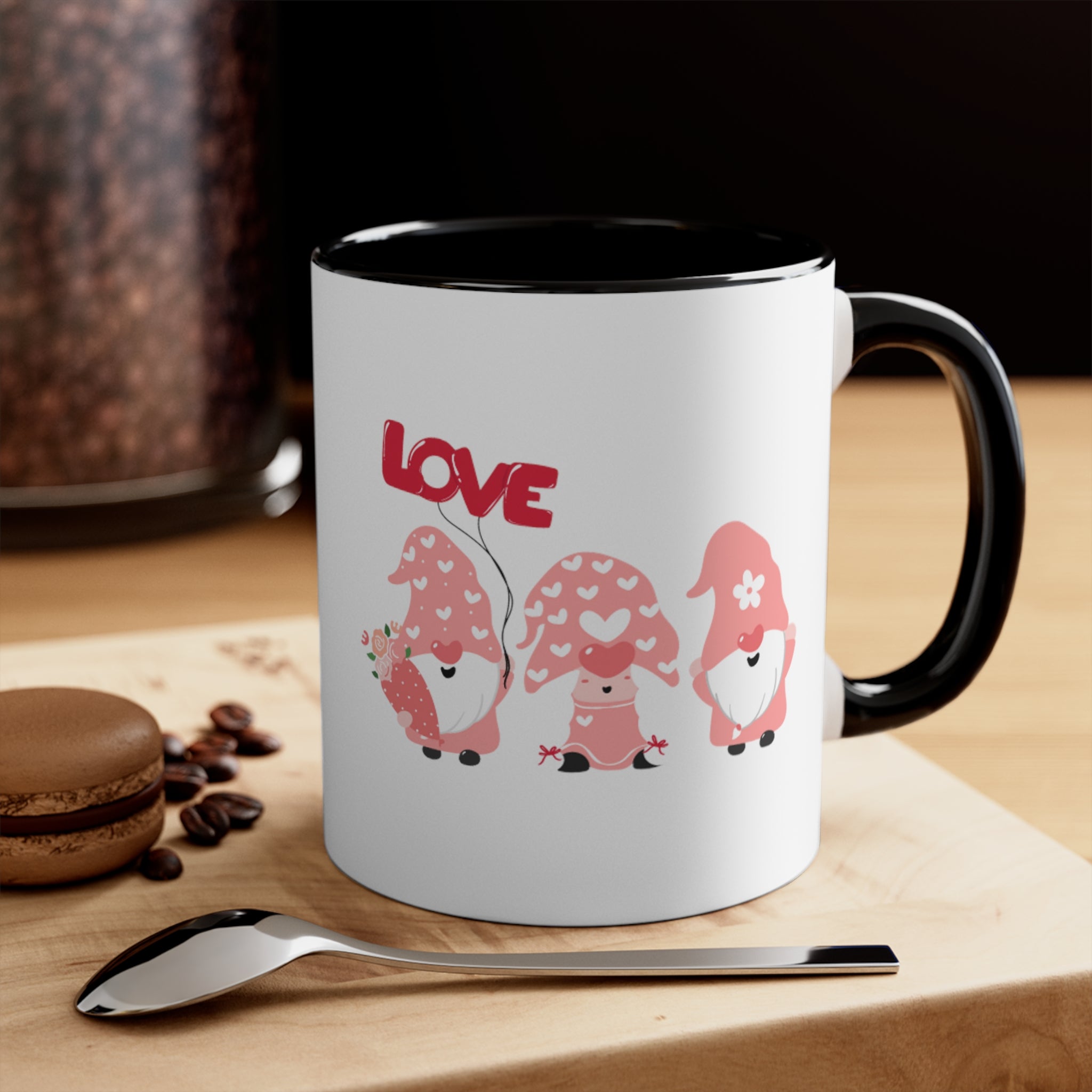 Love Gnome Day Accent Coffee Mug, 11oz