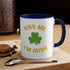 Kiss Me I'm Irish Accent Coffee Mug, 11oz