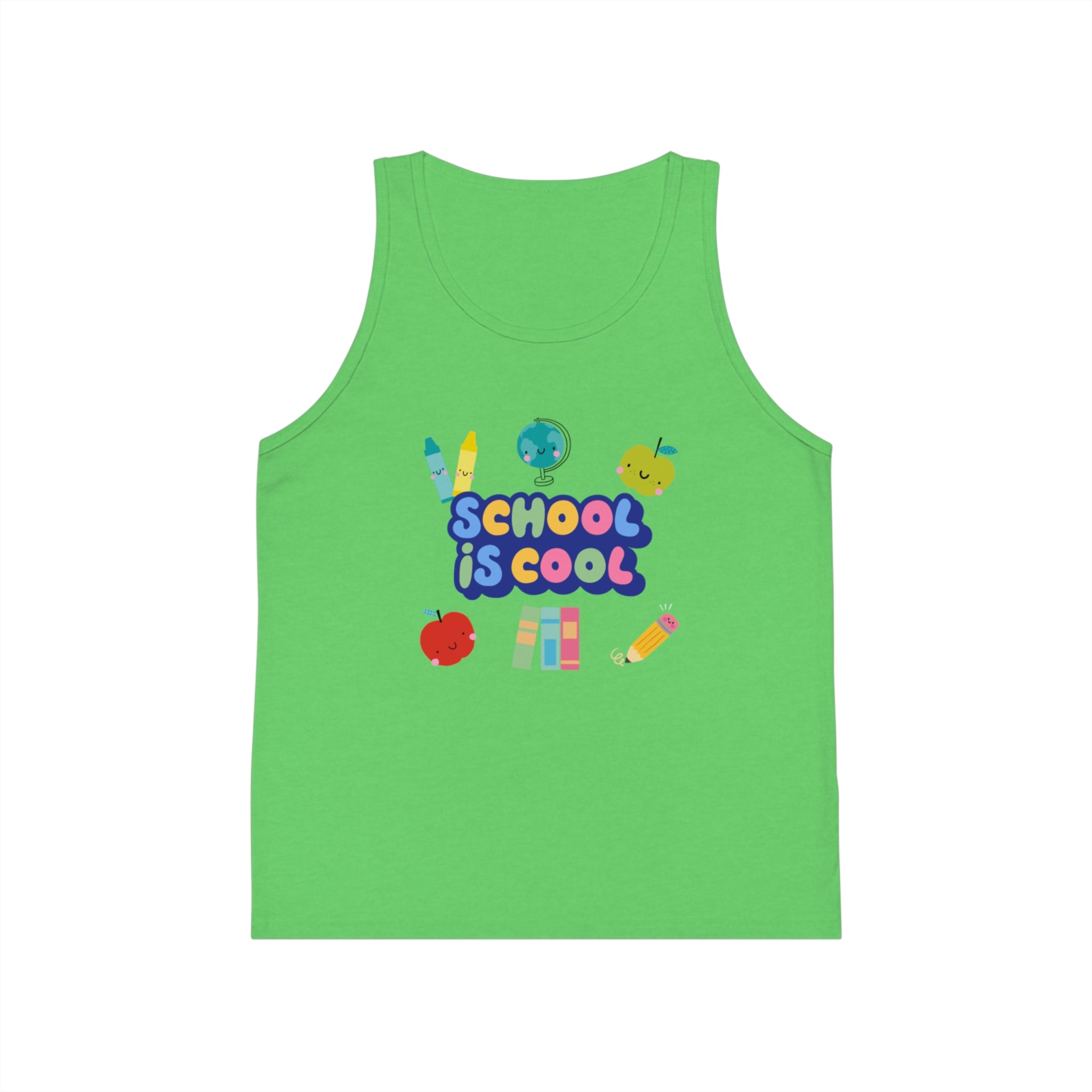 School Is Cool Kid's Jersey Tank Top