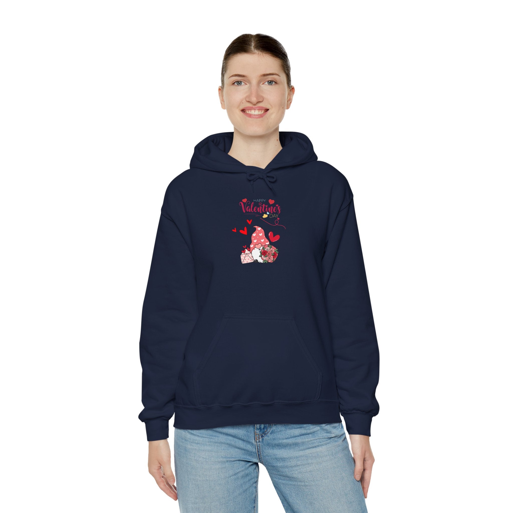 Gnome Valentine's Day Unisex Heavy Blend™ Hooded Sweatshirt