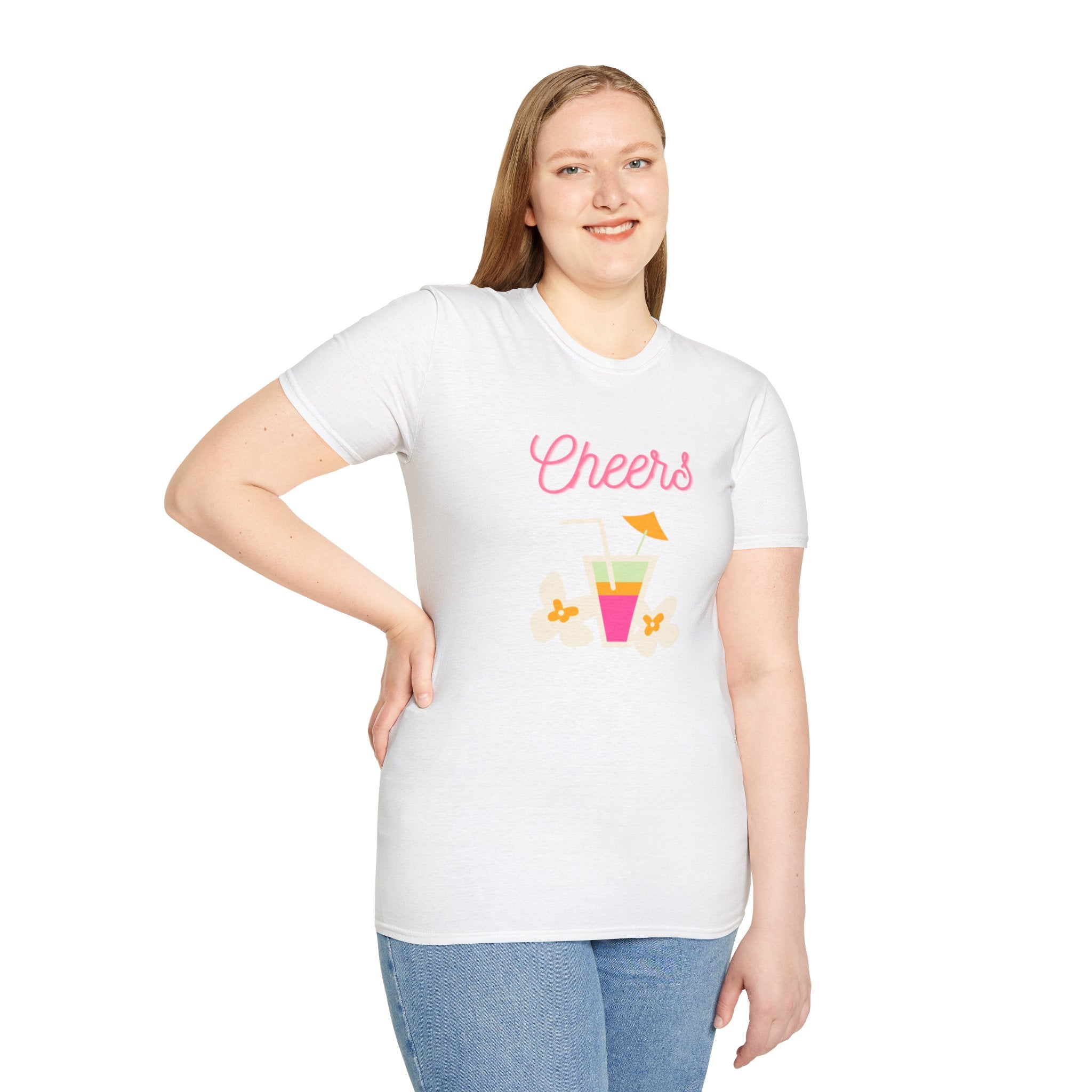 Cheers To Summer Unisex Softstyle T-Shirt