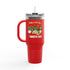 Rolling With My Gnomies Insulated Travel Mug - 40oz with Straw