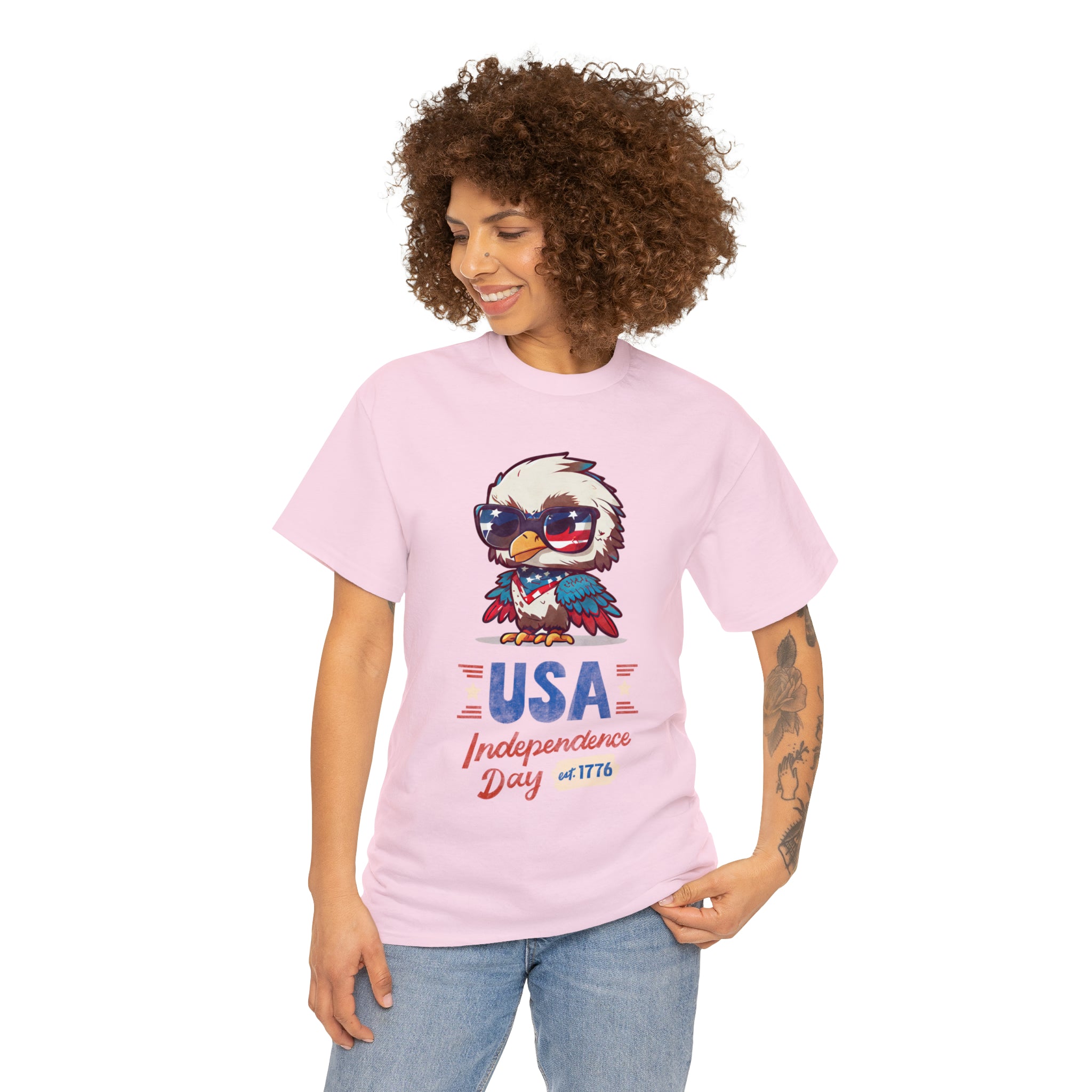 USA Independence Day Unisex Heavy Cotton Tee