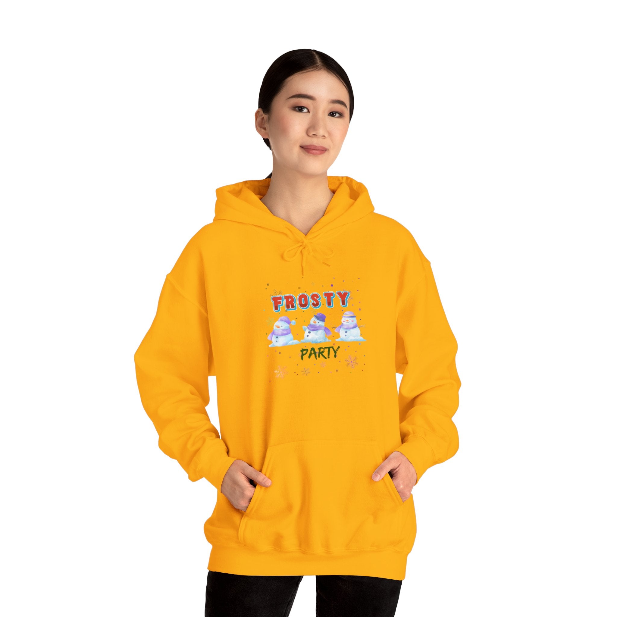 Frosty Party Unisex Heavy Blend™ Hooded Sweatshirt