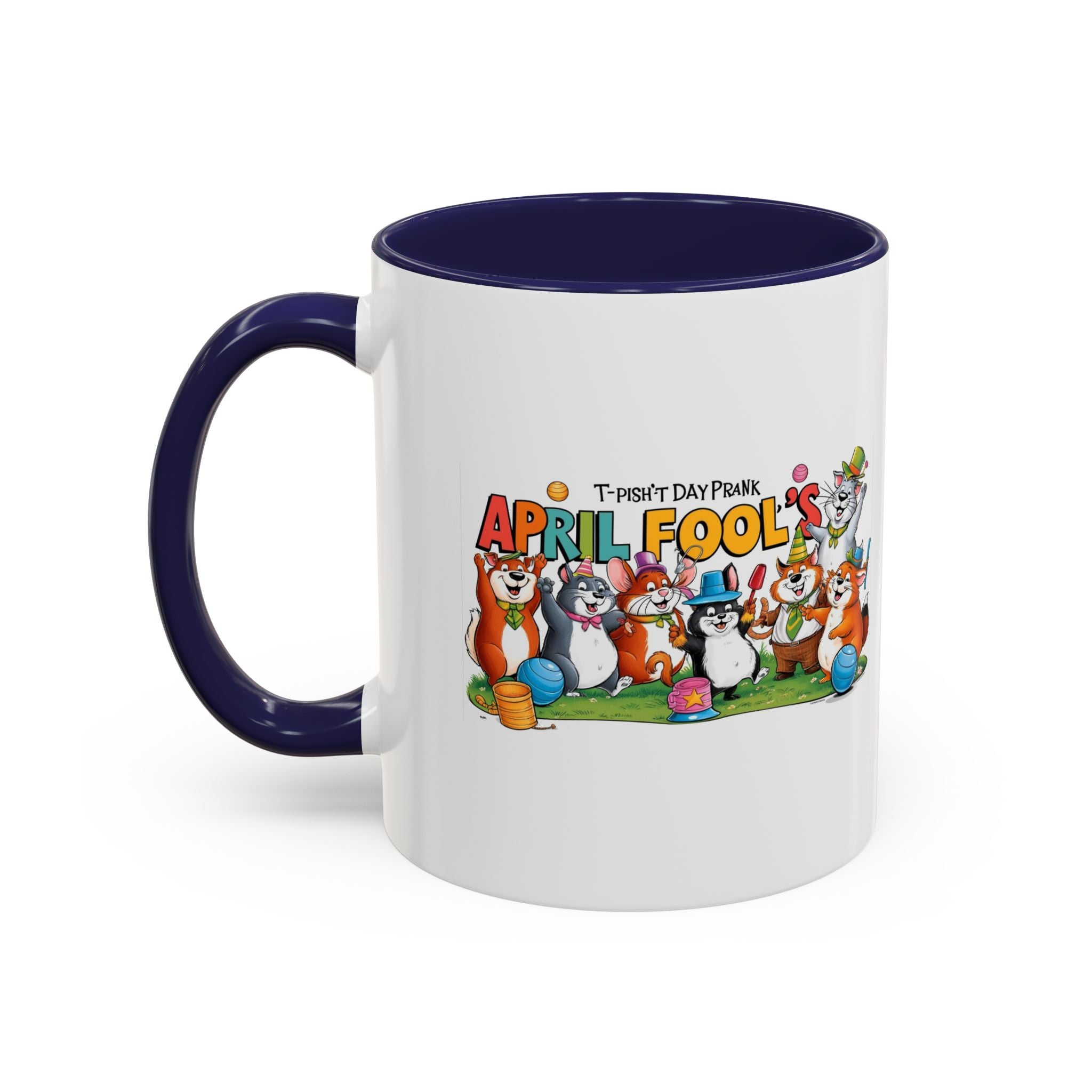 T-Pish'-T Day Prank Accent Coffee Mug