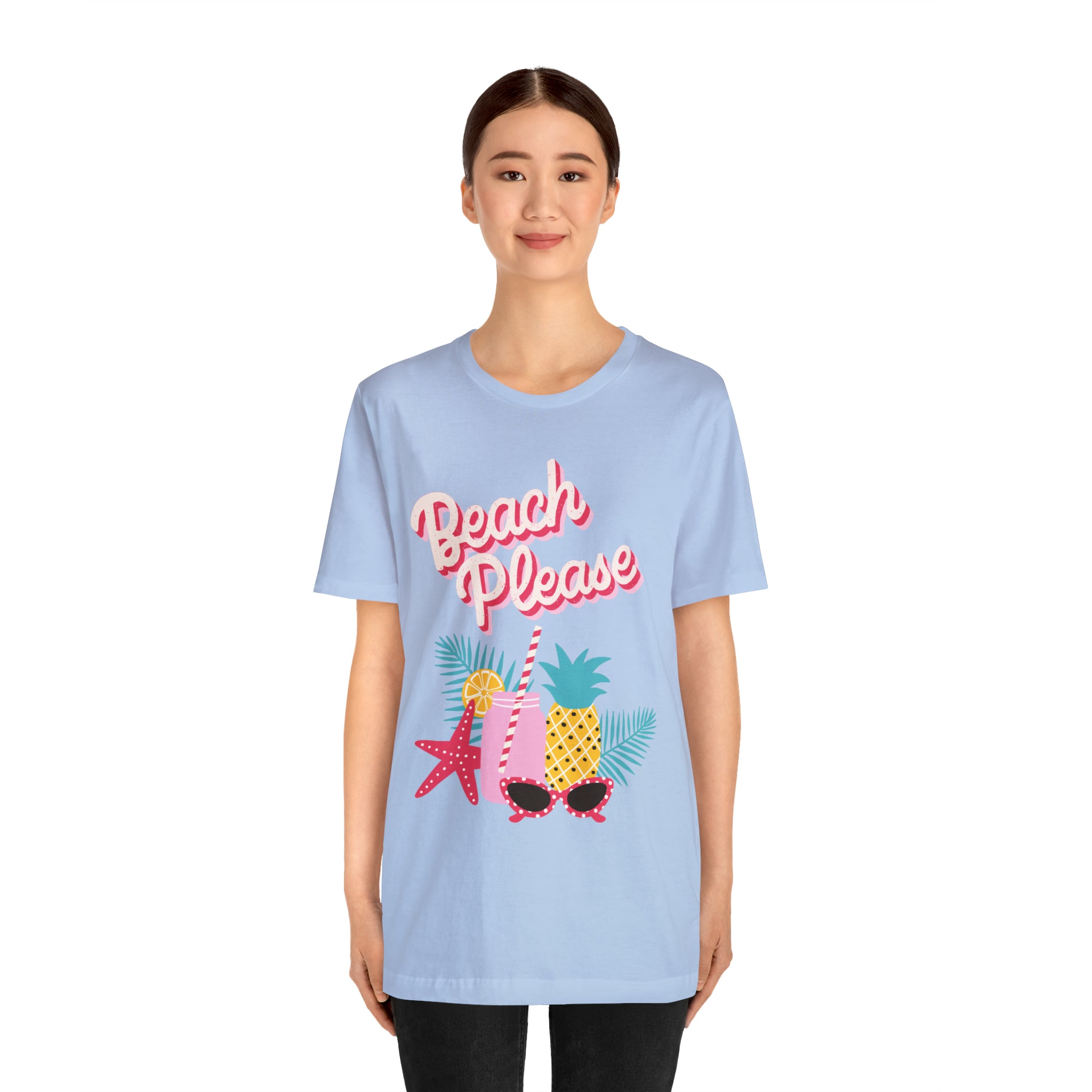 Beach Please Unisex Jersey Short Sleeve Tee