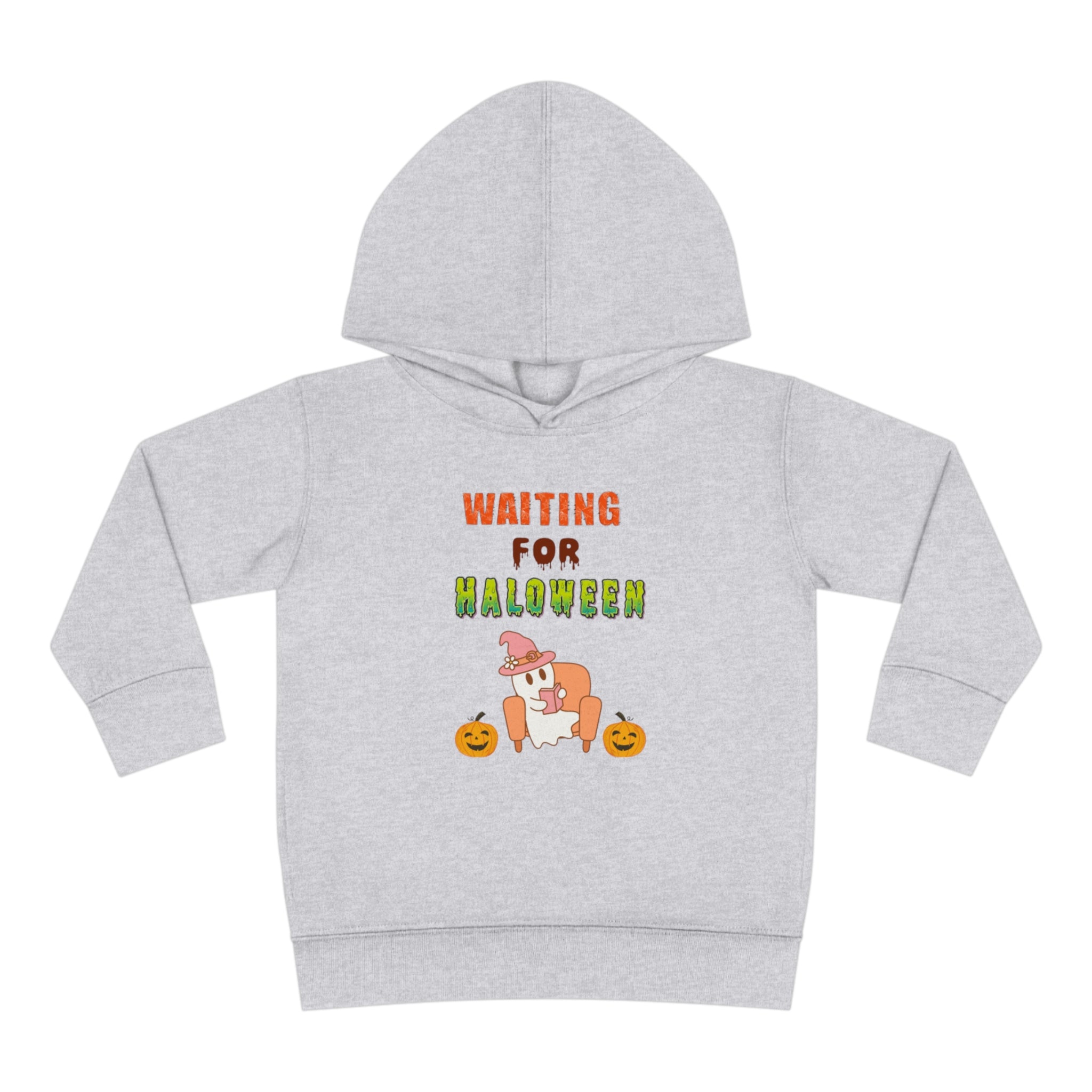 Waiting For Halloween Toddler Pullover Fleece Hoodie