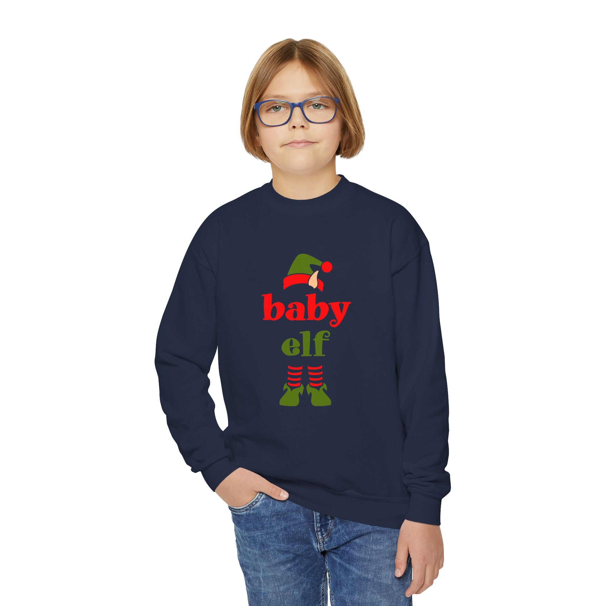 Baby Elf Youth Crewneck Sweatshirt