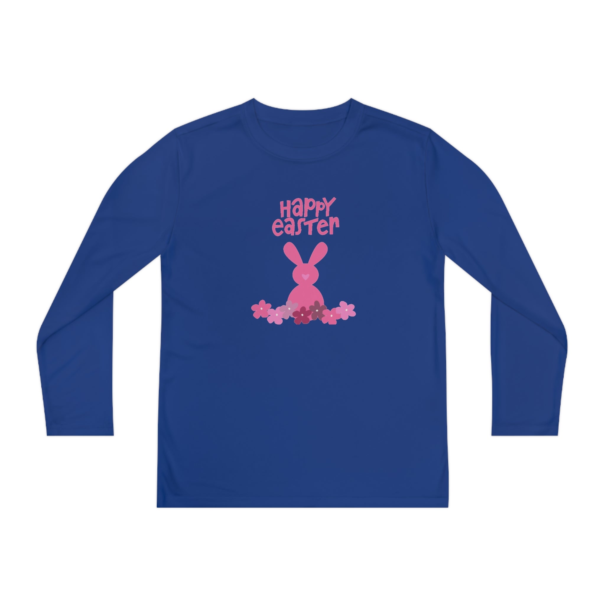 Happy Bunny Day Youth Long Sleeve Competitor Tee